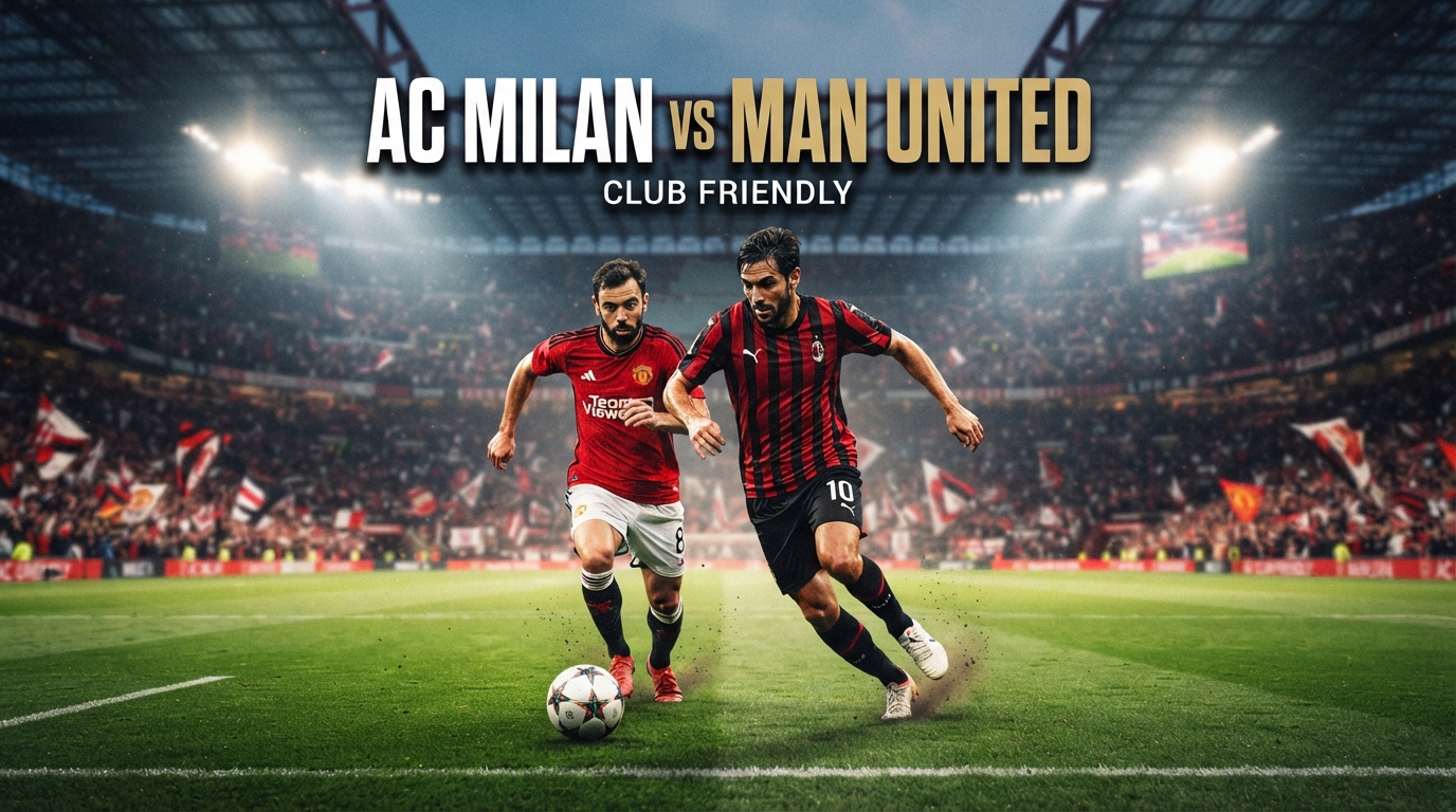 Score808 Hadirkan AC Milan vs Man United Malam Ini Pukul 21.45 WIB – Duel Club Friendly Layak Dinantikan